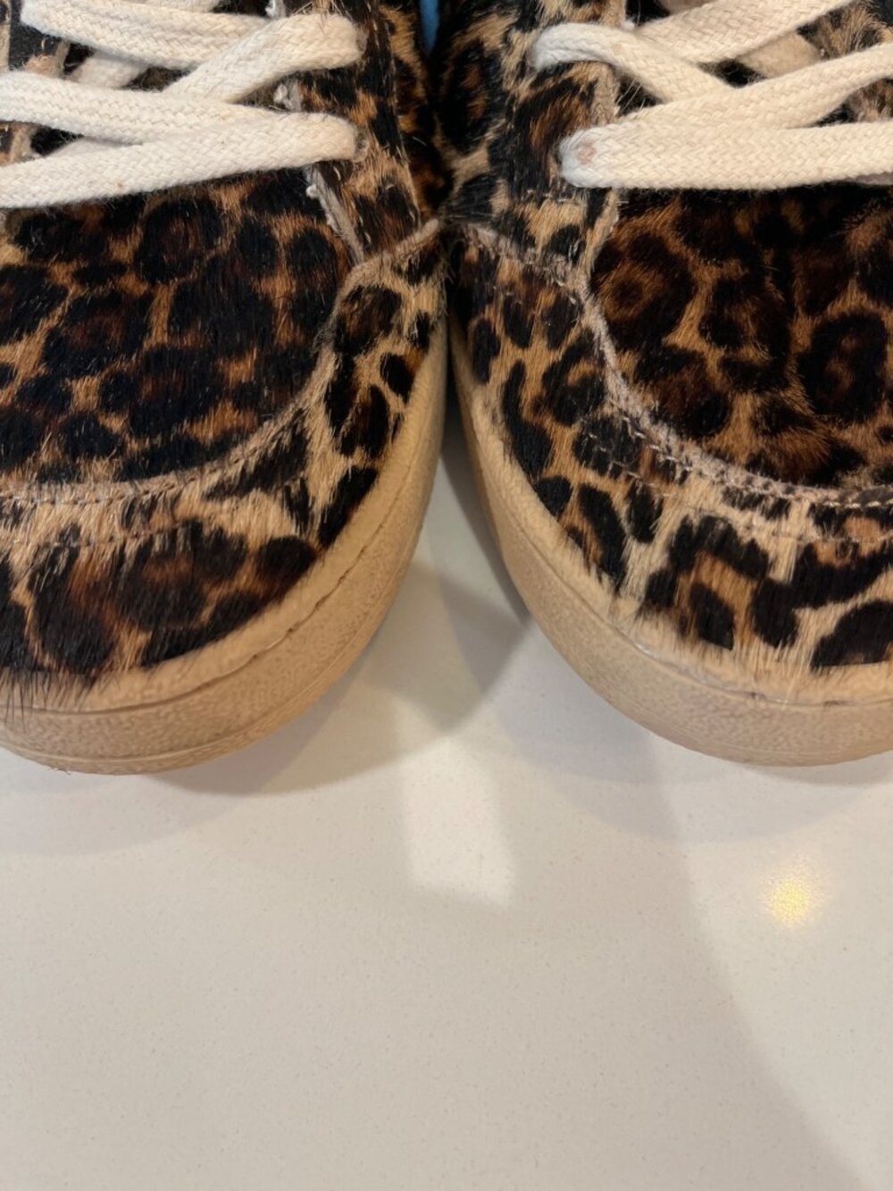 Golden Goose Deluxe Brand Leopard-Print Superstar Sneakers With Distressed Detai - Picture 4 of 14
